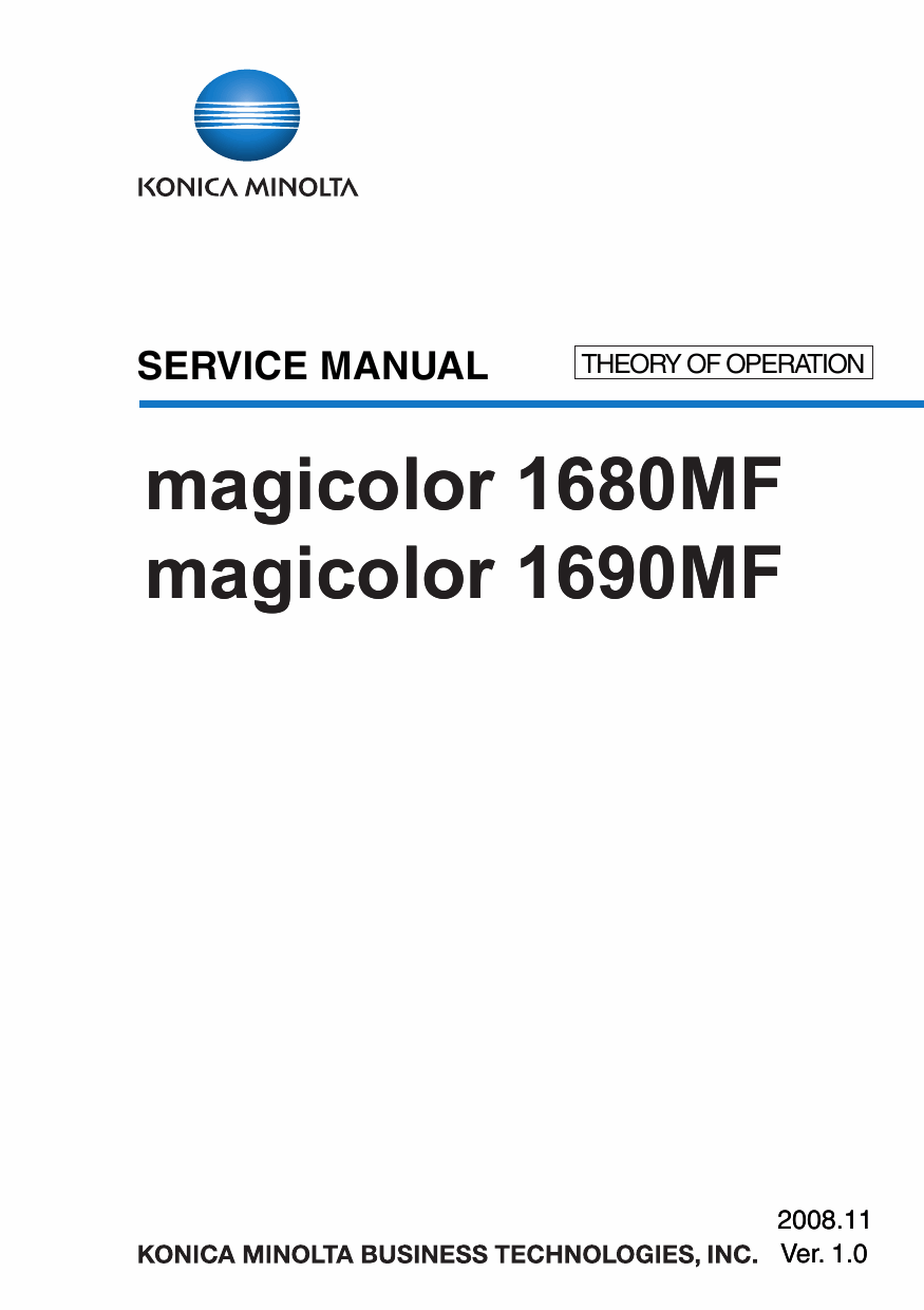 Konica-Minolta magicolor 1680MF 1690MF THEORY-OPERATION Service Manual-1